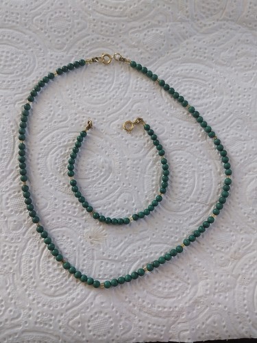 Collier bracelet malachite - collier, &
