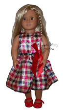 Robe Rouge Poupée American