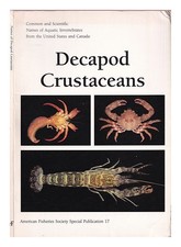 Williams, Austin B.Crustacé Society. Committee On The Names Of Decapod Crusta