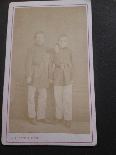Photo cdv jeunes eleve en - 2,