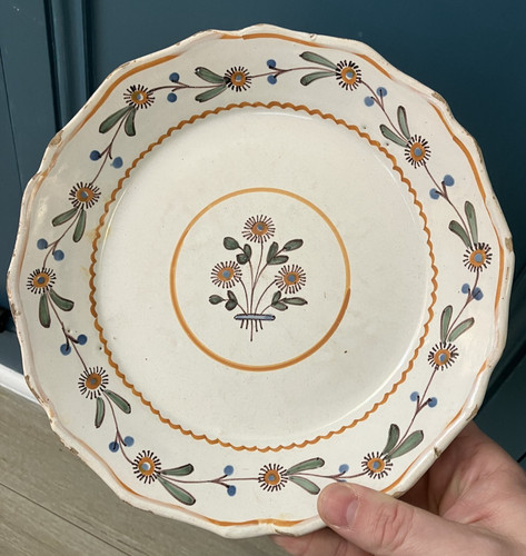 Ancienne assiette faience - assiette,