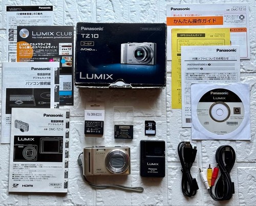 Panasonic lumix dmc tz10 gold - lumix, dmc-tz10