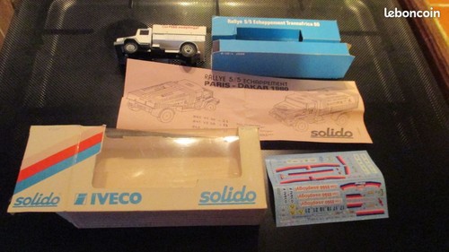 Solido camion iveco rallye - camion,