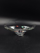 Coupelle en verre de Murano travaillé main forme gondole Murrines candy vintage