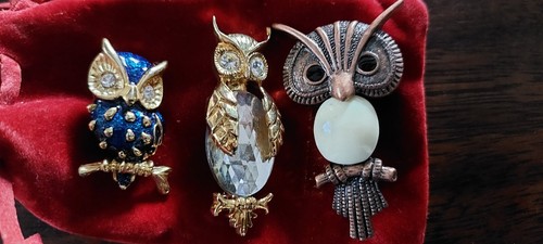 Broches hibou magnifique - broches,