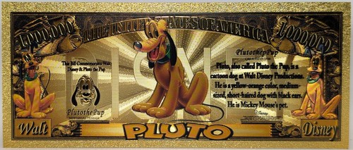 Pluto chien walt disney - pluto,