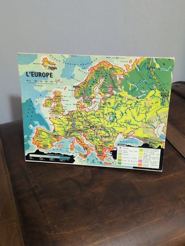 Ancien atlas mondial - , cartonné