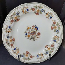 ASSIETTE À DESSERT FAÏENCE GIEN DÉCOR FLORAL MOUSTIERS OLERYS BON ÉTAT CERAMIC