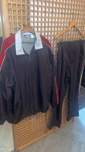 Vtg fila men lined track - vtg,