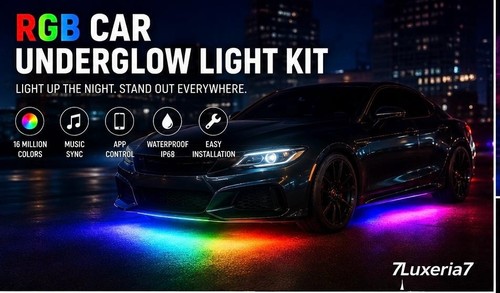 Rgb car underglow - underglow, light