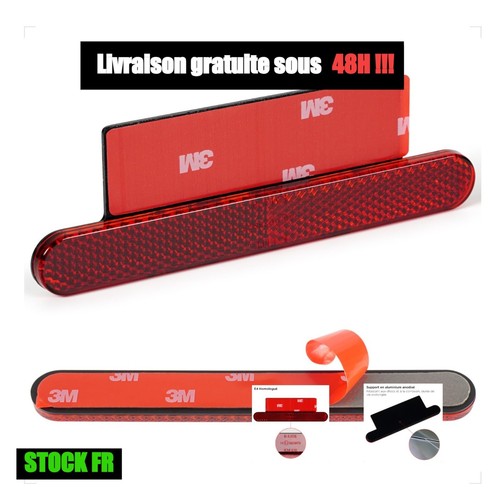 Catadioptres moto rouges - , led