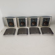 JBL SCS10SAT Sattelite Speakers TESTED 4x Home Cinema Silver + SAMPLE VIDEO