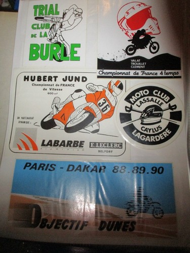 Autocollants moto dakar - 5,