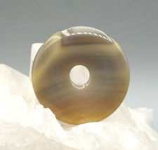 Achat Naturel Pendentif Donut