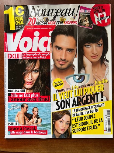Voici 2009 angelina - 28/11/2009;,