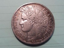 MONNAIE 5 FRS  ARGENT  CERES
