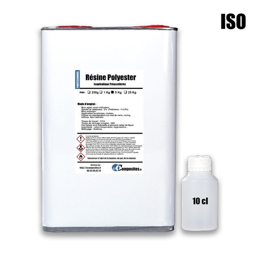 Résine polyester iso - kg,