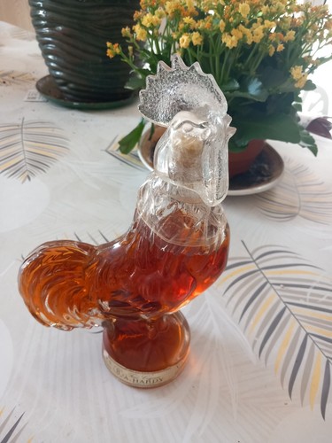 Bouteille verre coq cognac - verre,