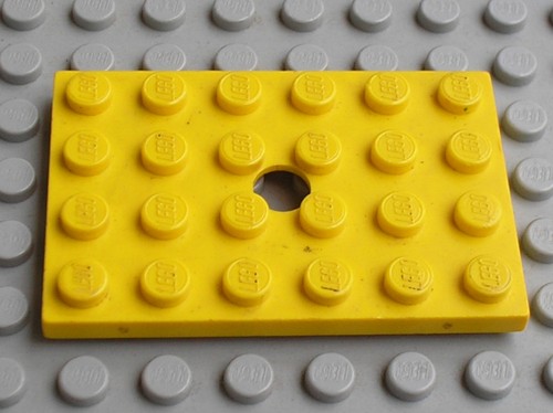 Plaque trouée lego vintage - plaque,