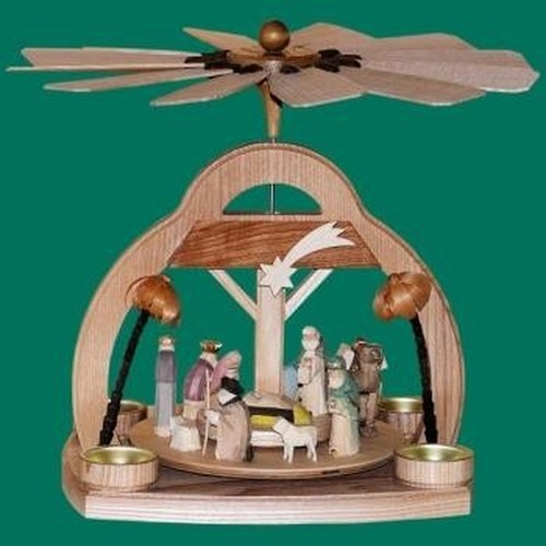 Pyramide cloches marron - cloches,