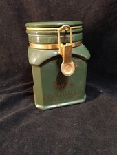 Pot À Thé Céramique Anglaise Verte Et Fermeture Laiton Harrods