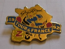 pin's GREG LEMOND  LAST TOUR DE FRANCE 1992 Z TEAM vintage pin