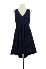 Robe en dentelle marine Sandro