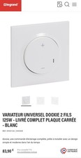 Legrand Variateur Universel Dooxie Complet 2 fils 
