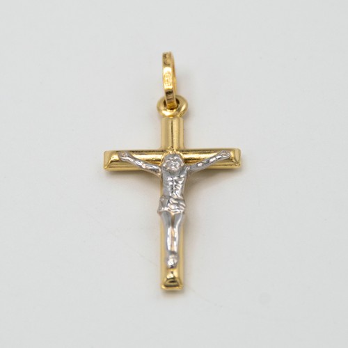Pendentif jaune blanc - pendentif, 18
