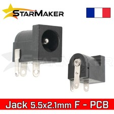 Connecteur à souder prise DC Femelle 5.5 x 2.1mm embase circuit alimentation PCB