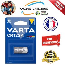 Pile CR123A CR17335 CR17345 DL123 EL123AP - VARTA Lithium 3V 1550 mAh