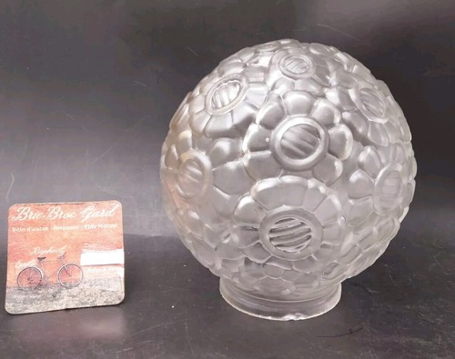 Globe verre art deco - verre,