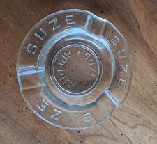 Cendrier Publicitaire de bistrot Vintage en verre moulé apéritif SUZE