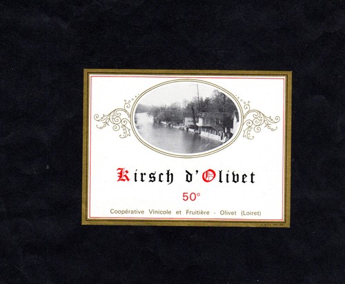 Ancienne étiquette kirsch - ancienne, :