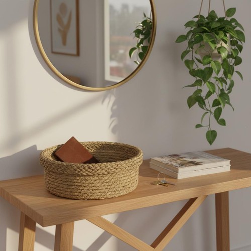 Panier rangement jonc - de, en