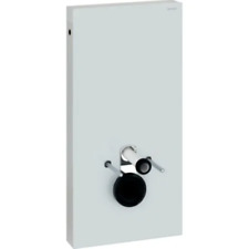 Module sanitaire Geberit Monolith pour toilettes suspendues, 101 cm. Verre gr...