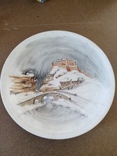 Assiette Fort Queyras signer R. Dancourt