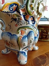 Vieux Rouen Ancien Grand Vase Magnifique !