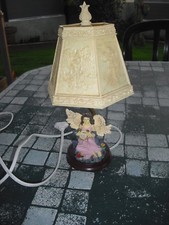 lampe ange harpiste en résine