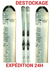 ski adulte occasion ROSSIGNOL "SAFIR" taille:162 cm = 1 mètre 62 + fixations