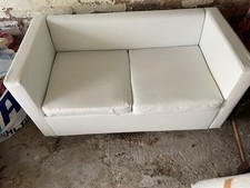 canapé cuir   similicuir  2 places