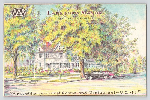 Lankford manor motel tifton - manor,