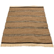 Tapis tressé feuilles de - feuilles,
