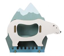 ours blanc  porte manteaux