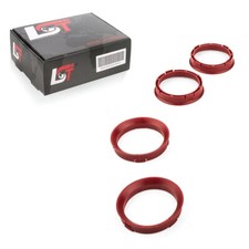 4x Centrage Rouge Foncé