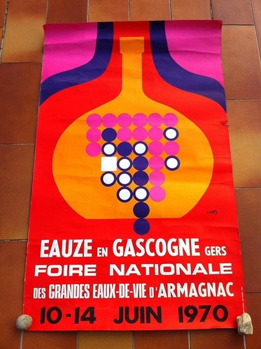 Affiche poster eauze - affiche, 1970