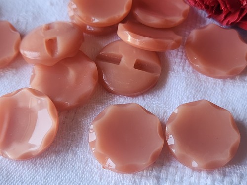 Lot boutons vintage rose - lot,