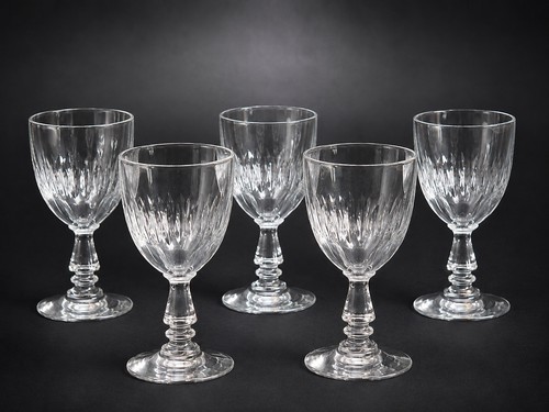 Lot verres cristal de - 5, en