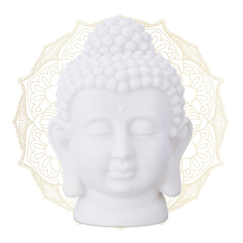 Tête bouddha statuette - bouddha,
