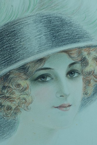 Ancien dessin art - , déco